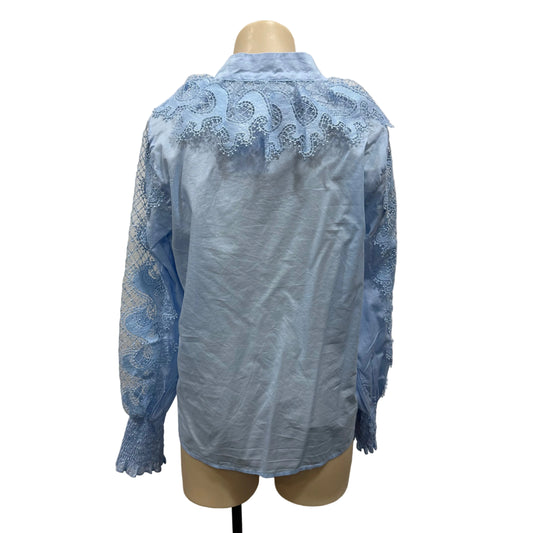 NEW Blue Blouse - Size 10