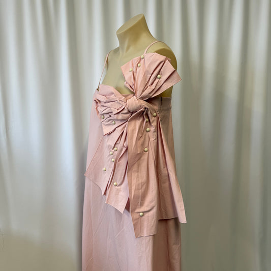 Pink Bow Dress - Size 14