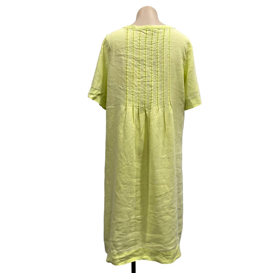Lime Linen Dress - Size XS