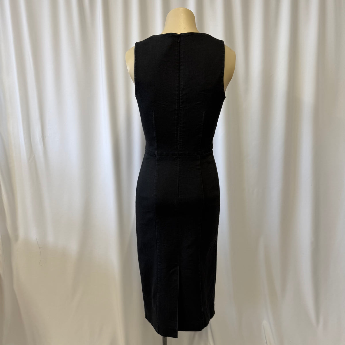 Black Denim Dress - Size 10