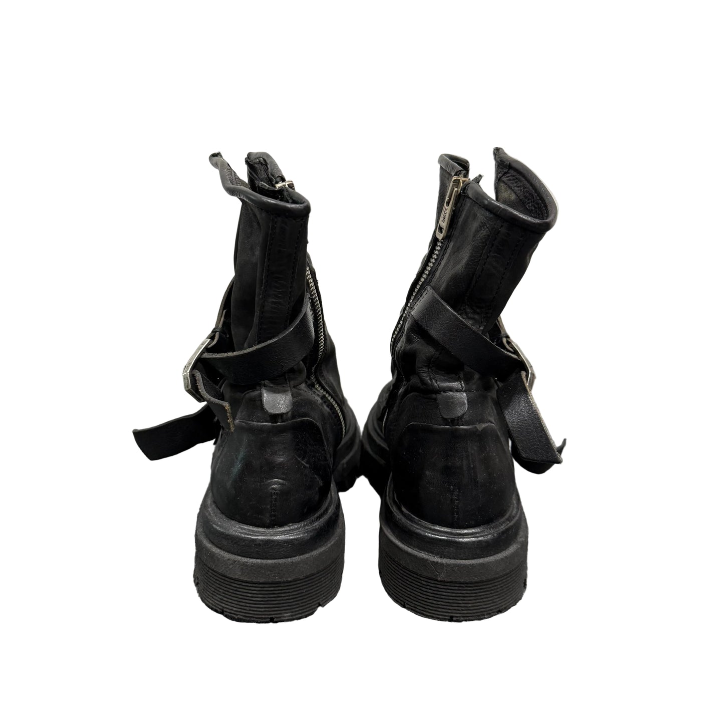 Leather Ankle Boots - Size 39