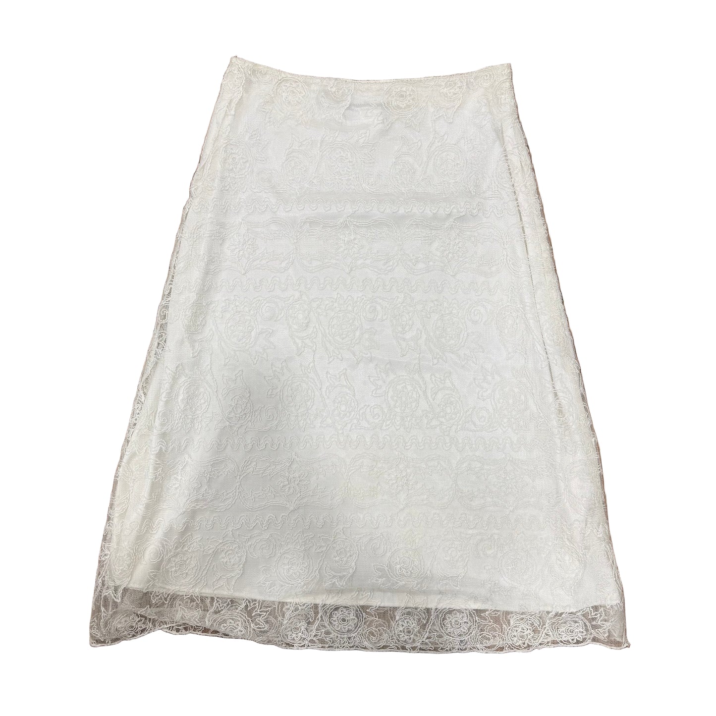 Patterned Mesh Skirt - Size 30
