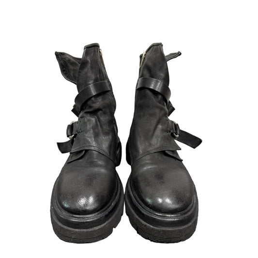 Leather Ankle Boots - Size 39