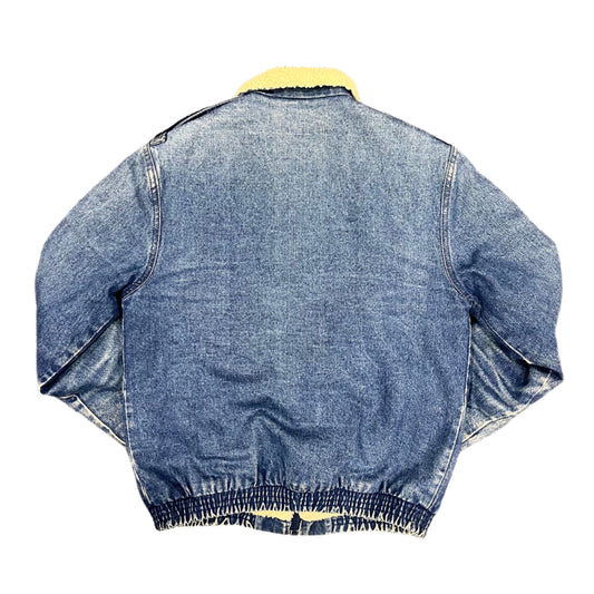 Denim Sherpa Jacket - Size M