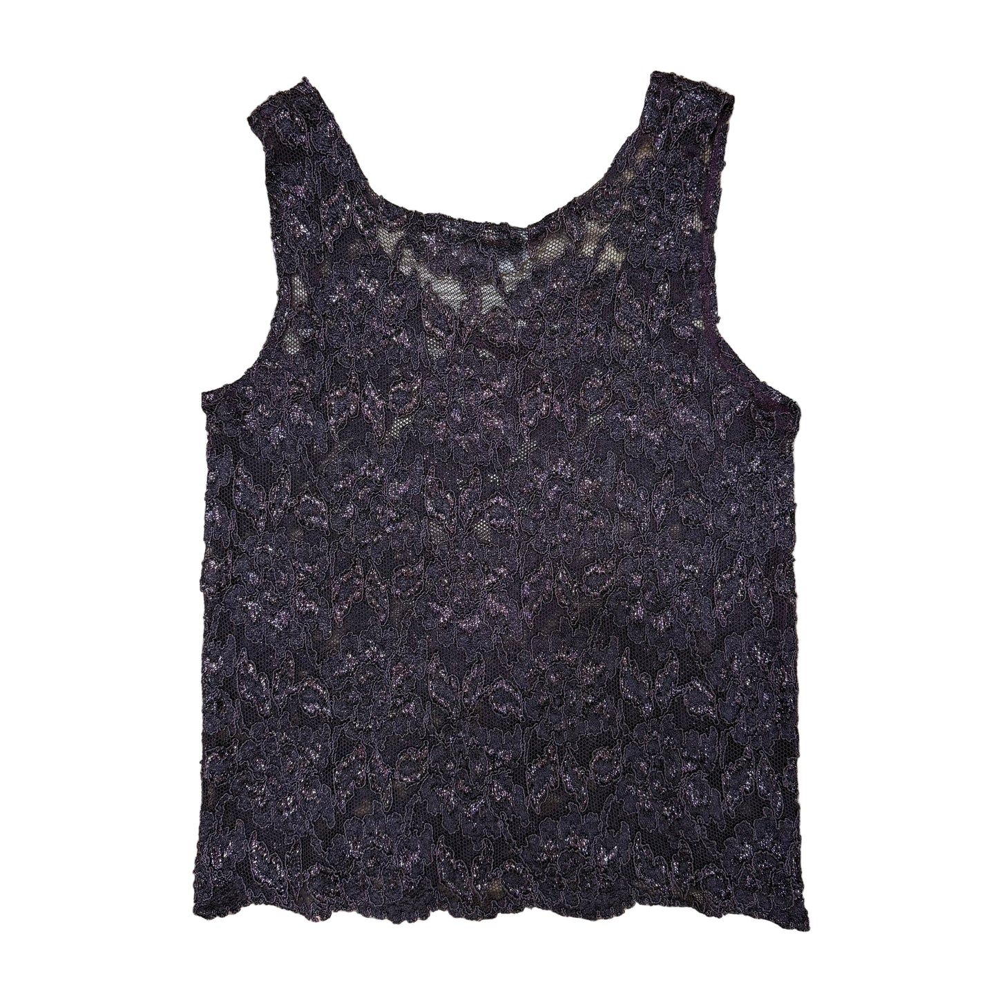 Sparkly Mesh Tank - Size 12