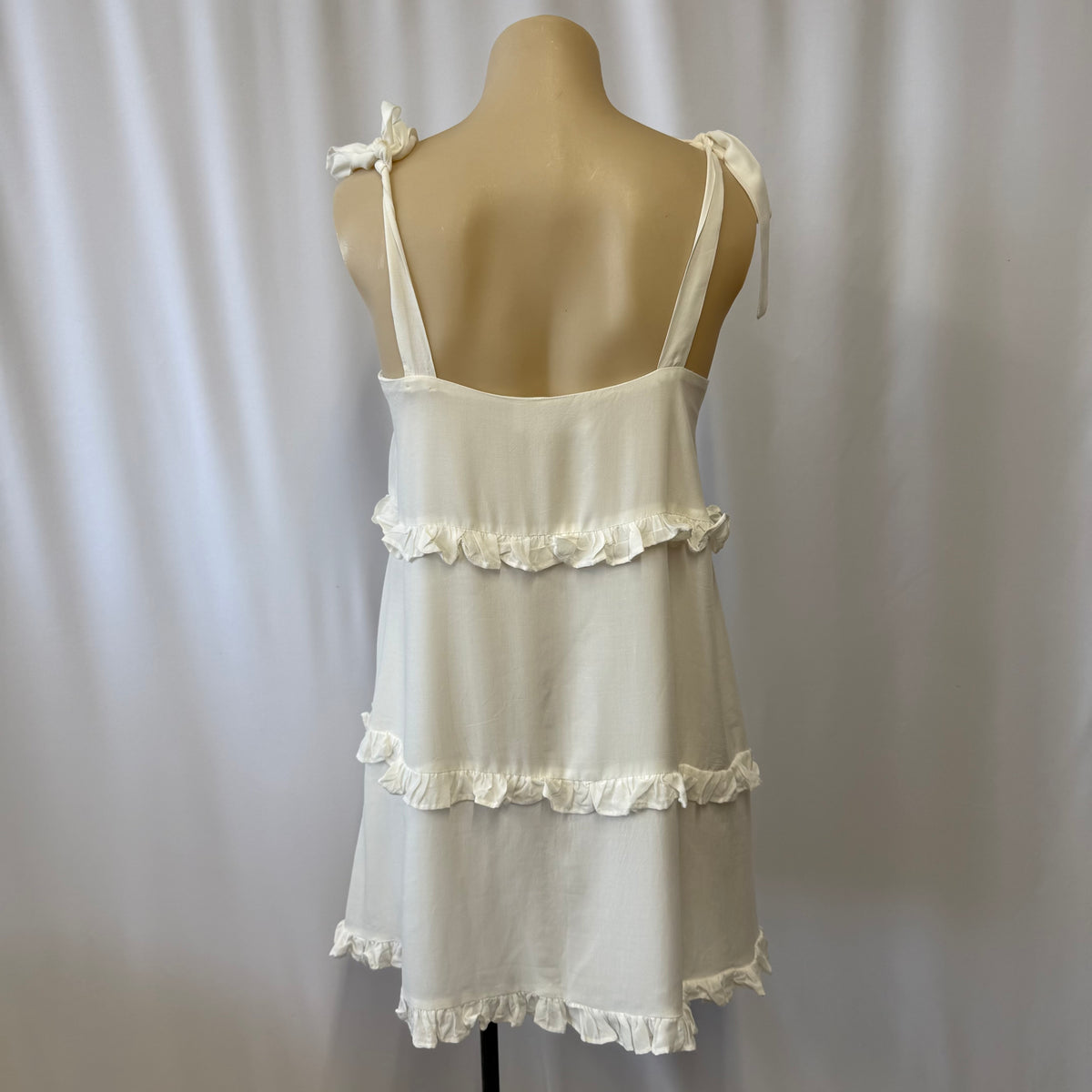 White Mini Dress - Size 8