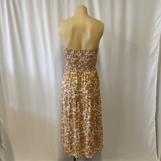 Shirred Strapless Dress - Size 10