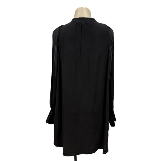 Black Silk Blouse - Size 12