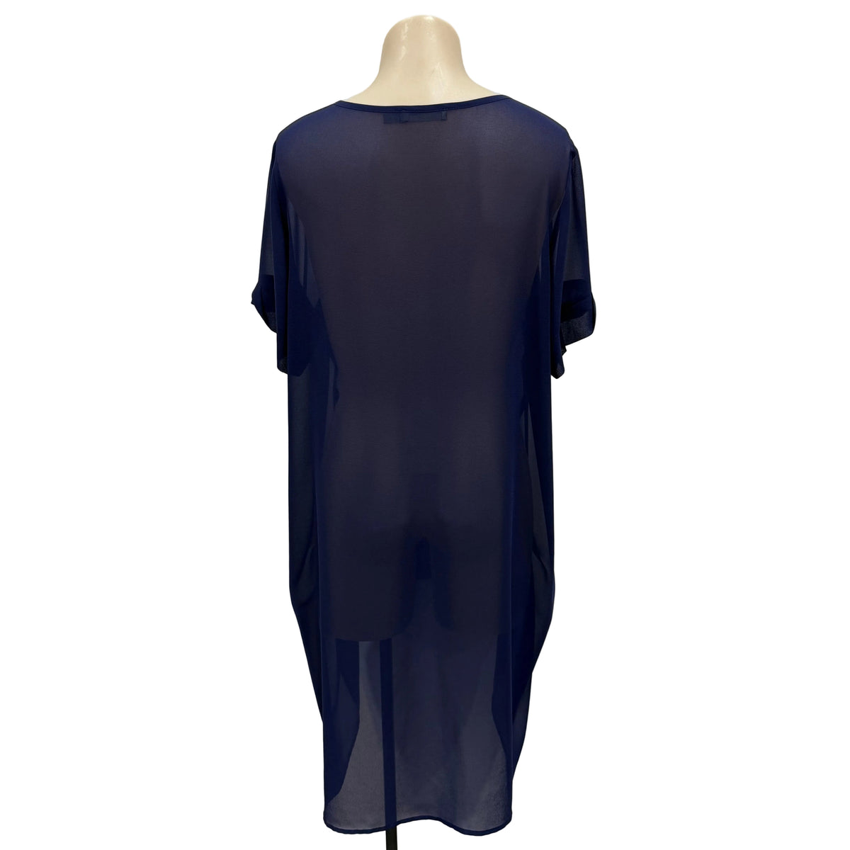 Sheer Navy Tunic - Size 12