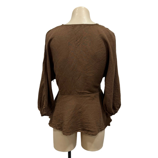 Brown Ruby Top - Size 10