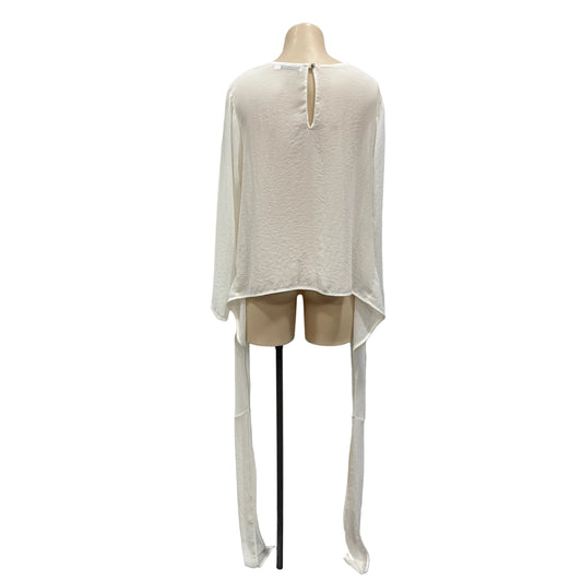 Sheer White Blouse - Size M