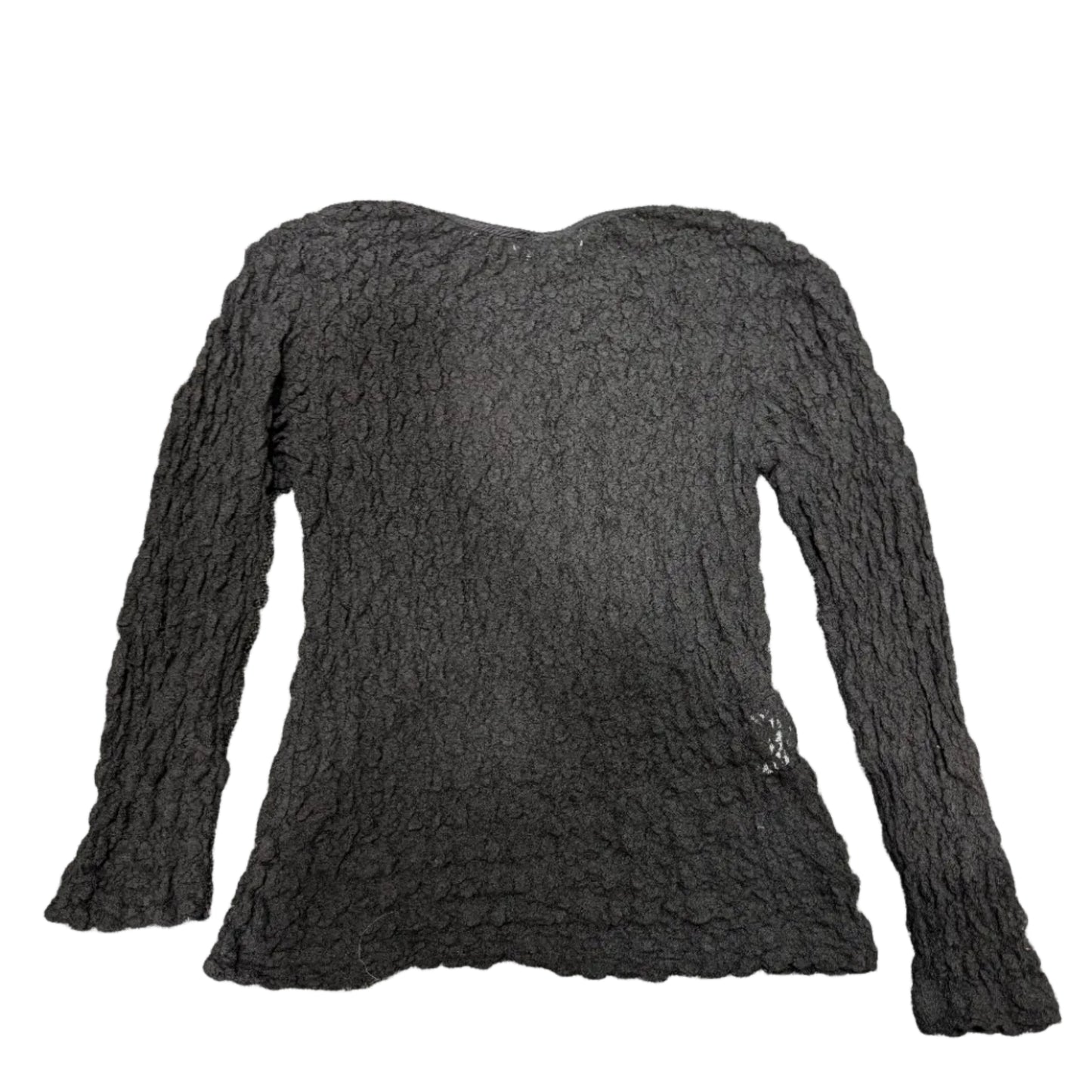 Black Mesh Long Sleeve - Size 14