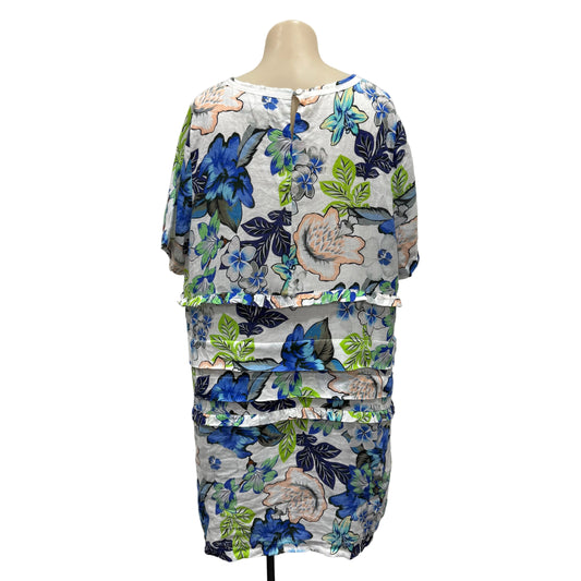 Linen Cooper Dress - Size 16