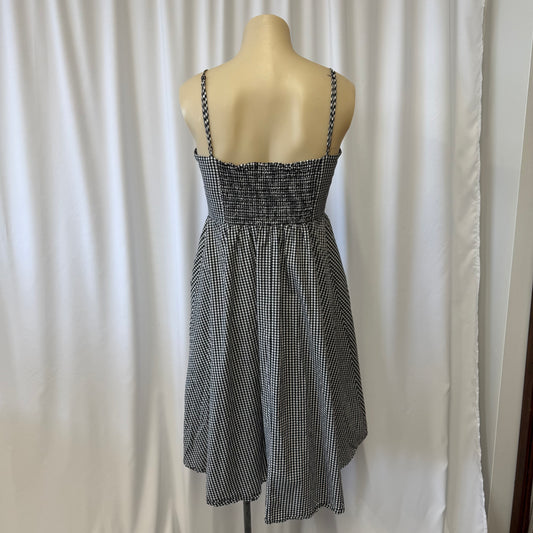 Gingham Button Dress - Size S