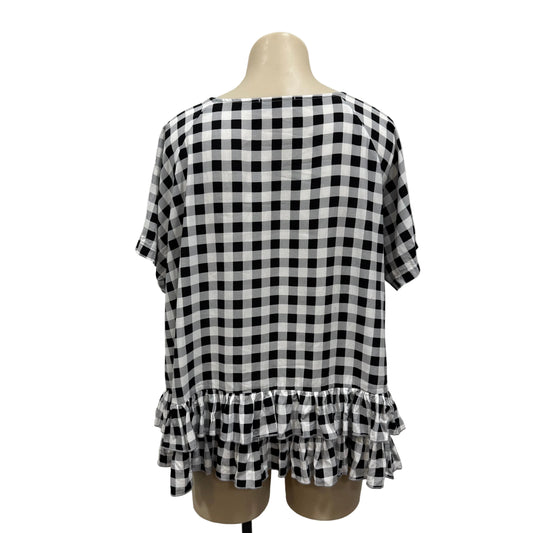 Gingham Top - Size S