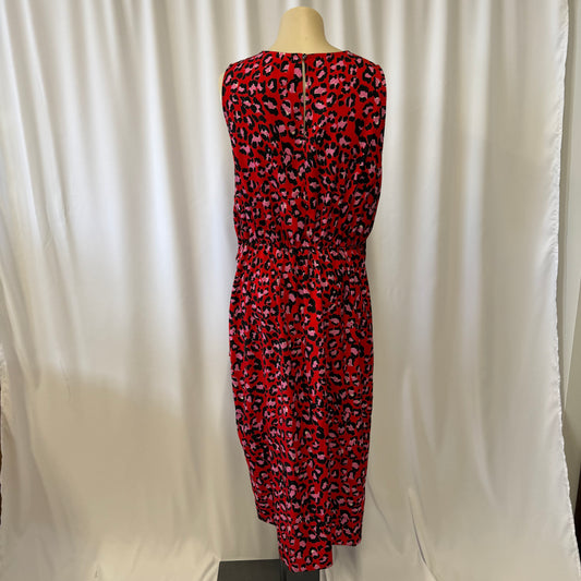 Red and Pink Dress - Size 14