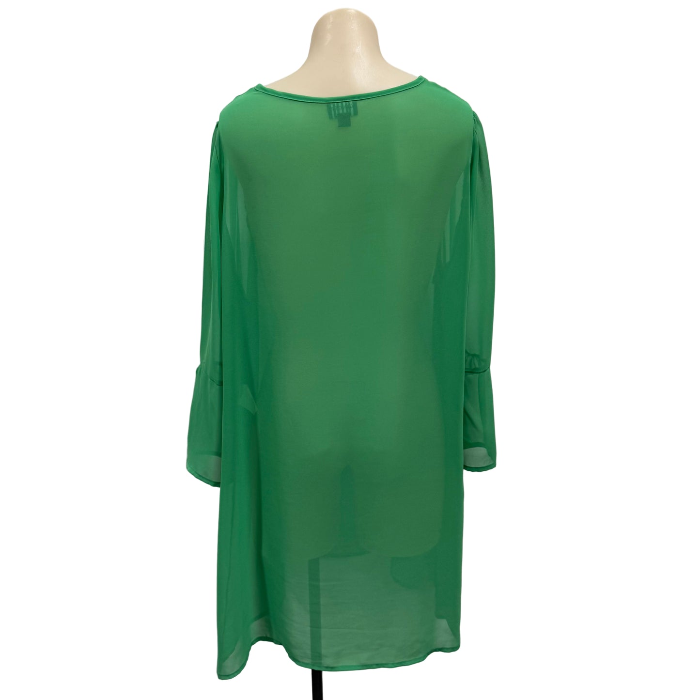 Sheer Green Tunic - Size 16