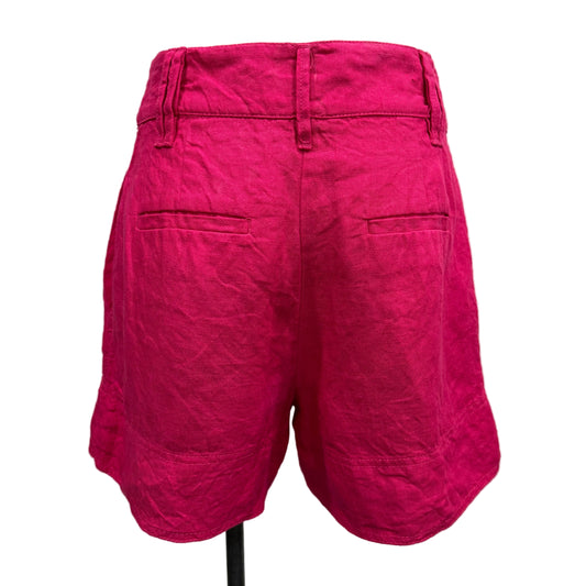 Pink Linen Shorts - Size 8