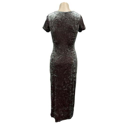 Crushed Velvet Like Dress - Size 8