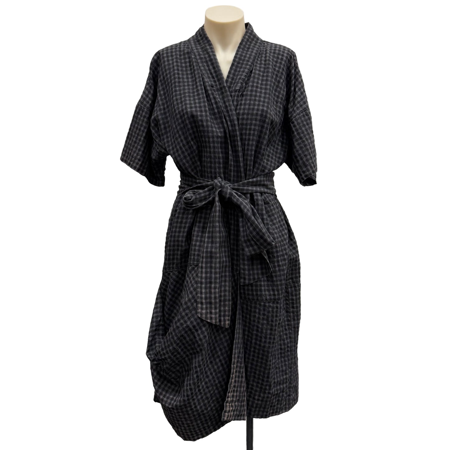 Linen Cooper Dress - Size 8