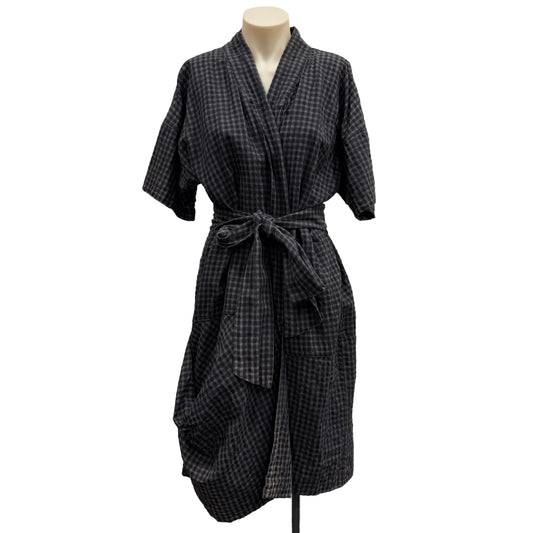 Linen Cooper Dress - Size 8