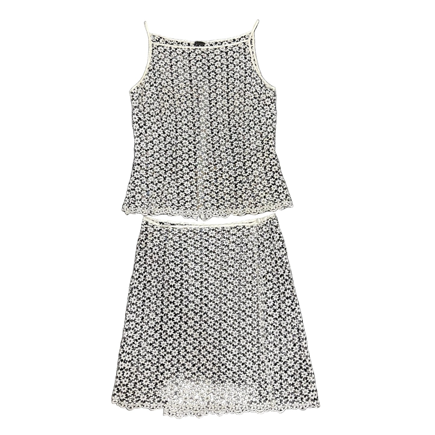 Floral Mesh Two Piece- Size 10