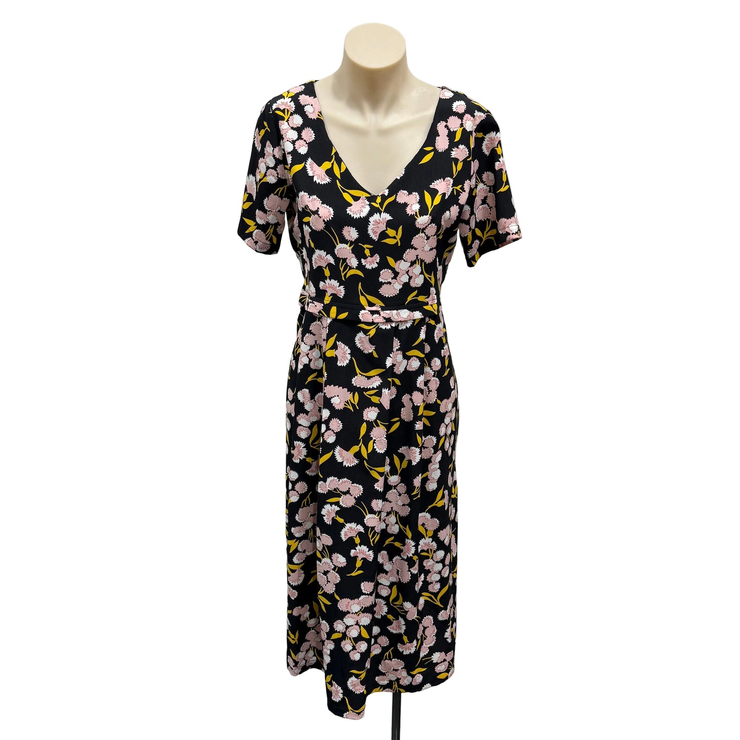 Dark Floral Dress - Size 8