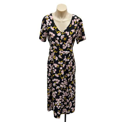 Dark Floral Dress - Size 8