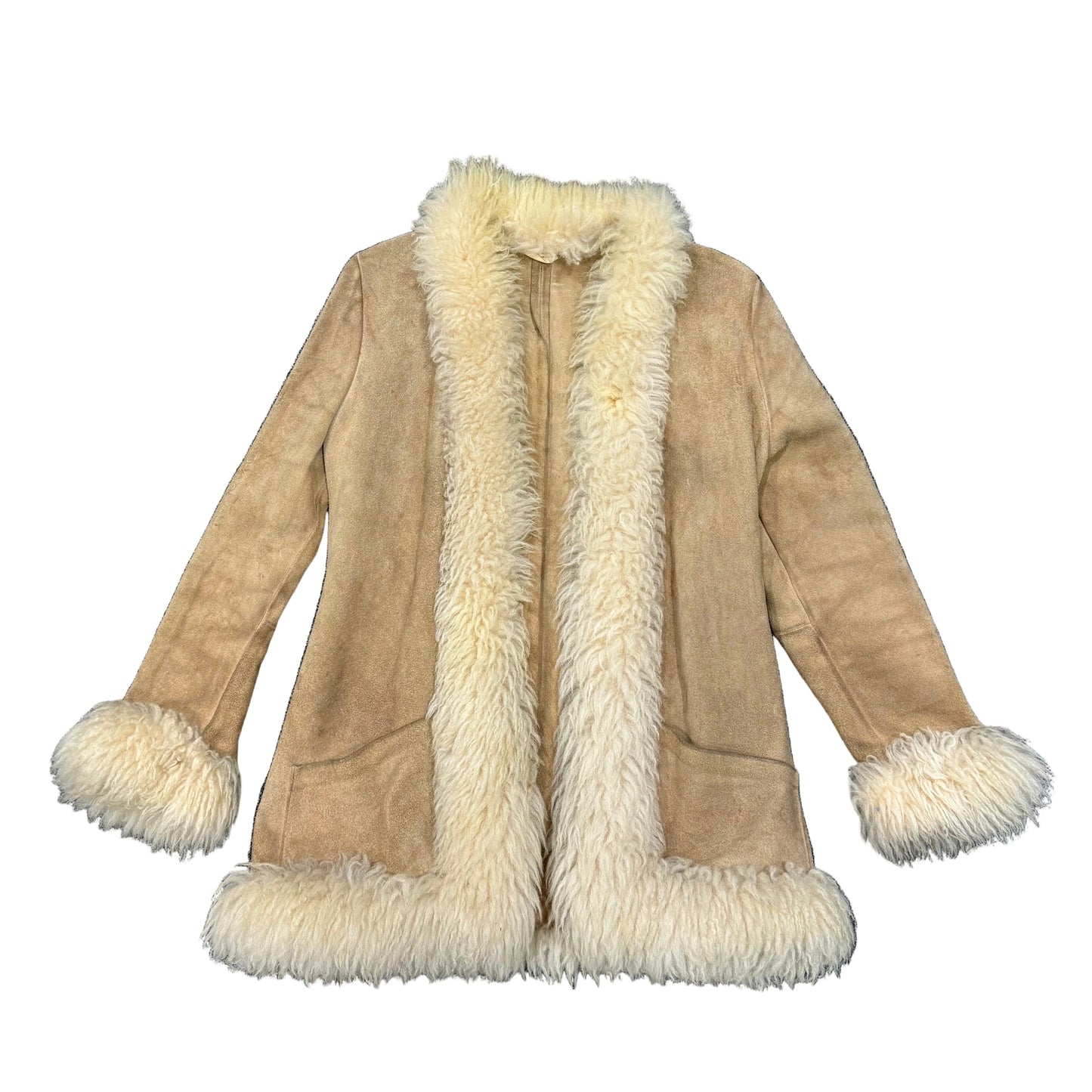 Leather Coat - Size XS