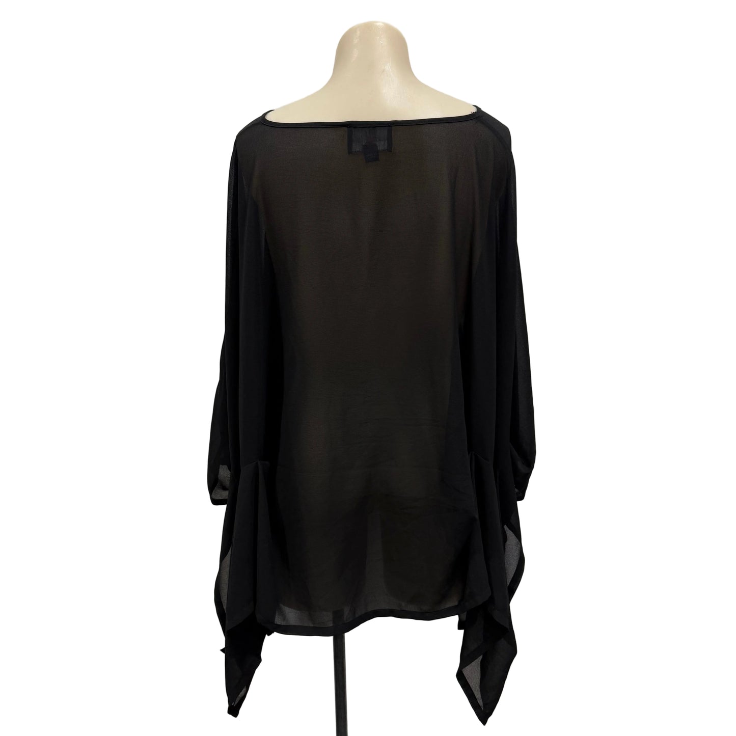 Sheer Black Top - OSFM