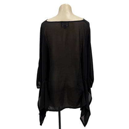 Sheer Black Top - OSFM