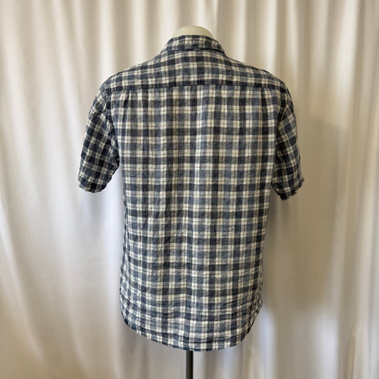 Blue Short Sleeve Shirt - Size M