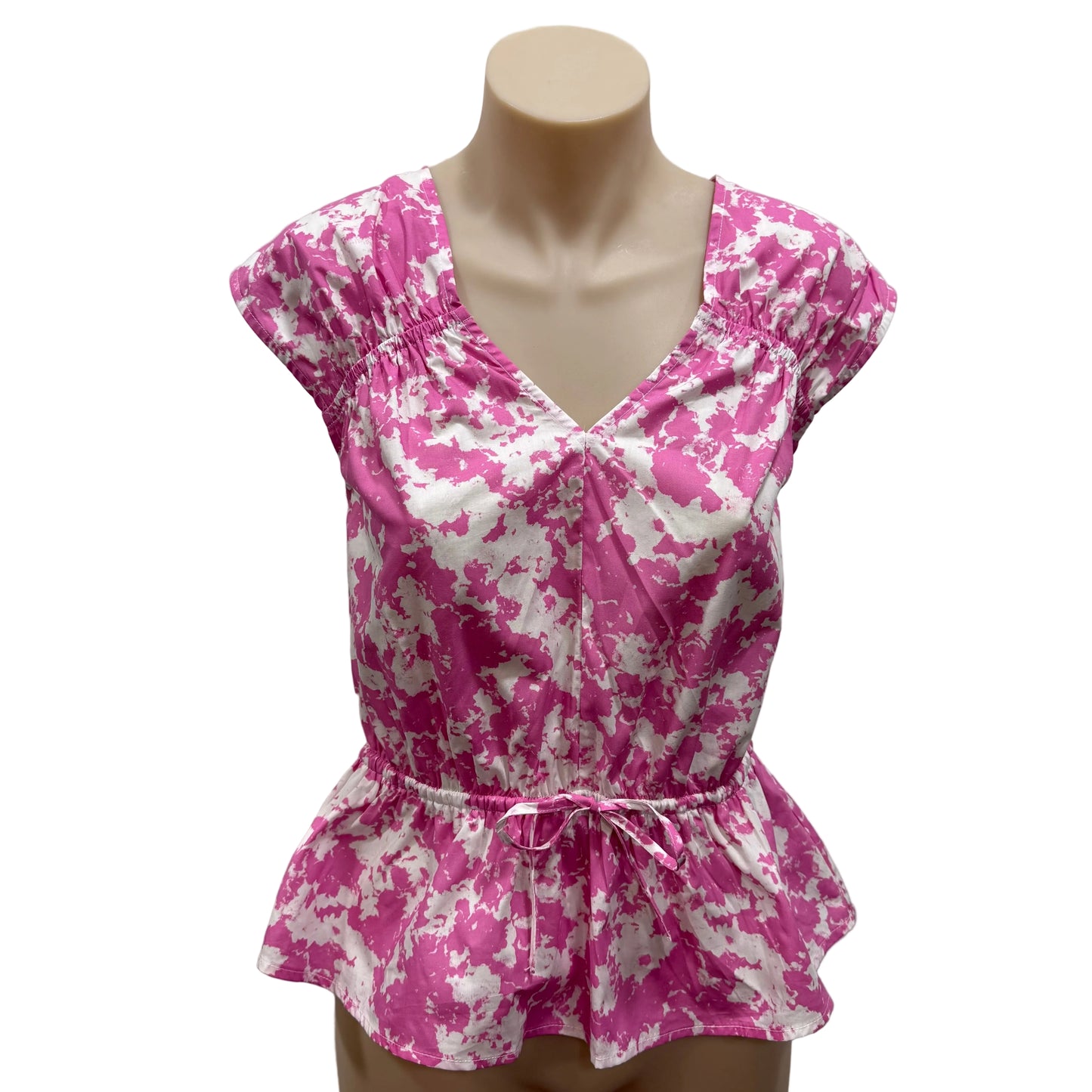 Pink Peplum Top - Size 8