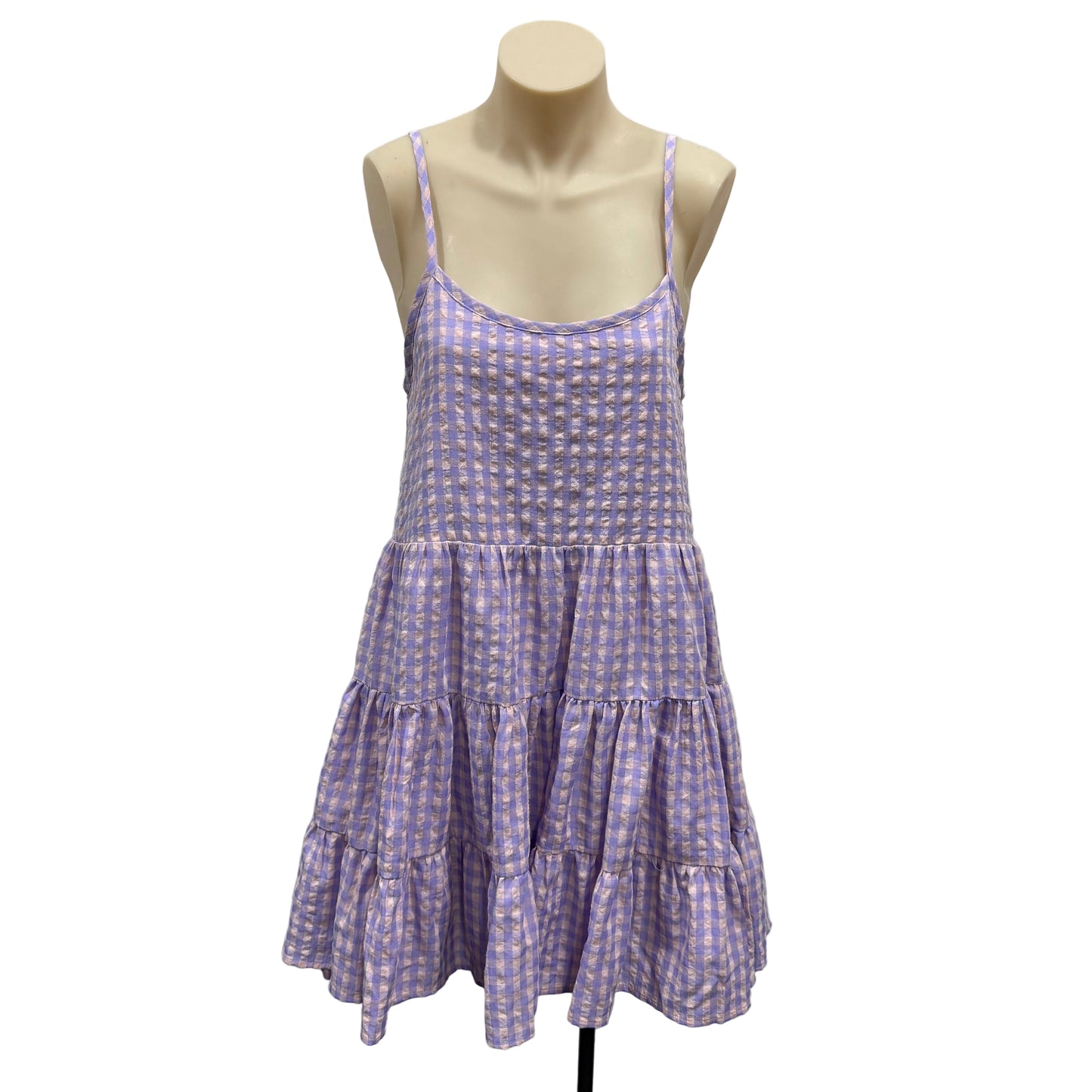Gingham Mini Dress - Size 8