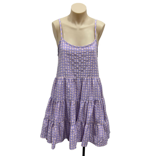 Gingham Mini Dress - Size 8