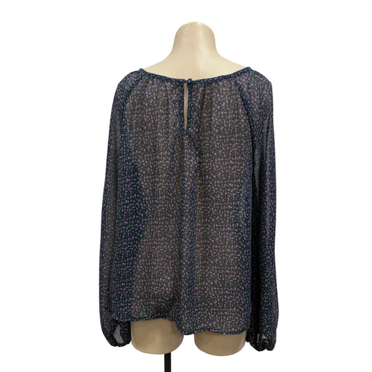 Floral Sheer Blouse - Size 6