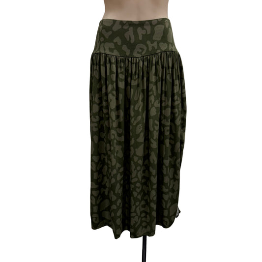 Green Midi Skirt - Size 14