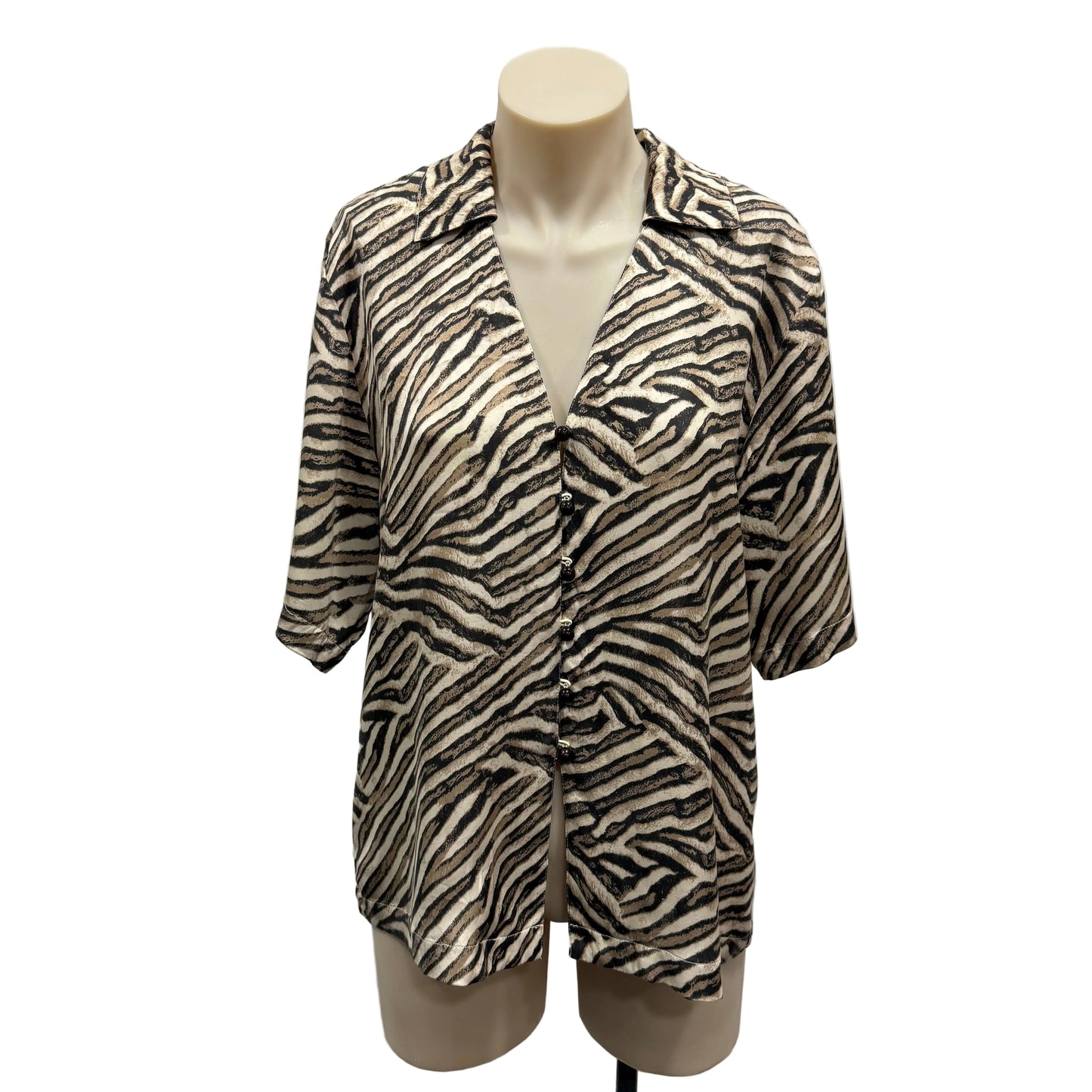 Animal Print Blouse - Size 6