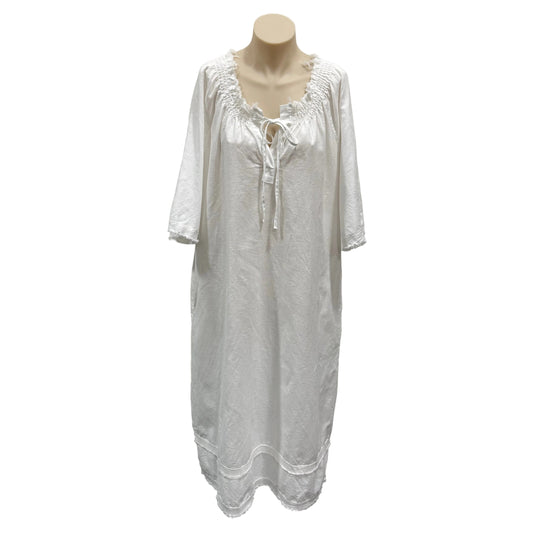 Linen Blend Dress - Size XXL