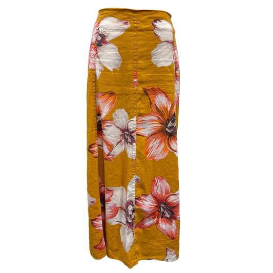 Linen & Silk Skirt - Size 16