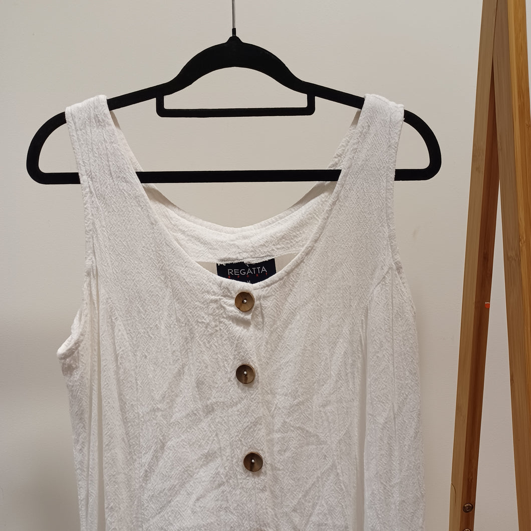 White Summer Dress - Size 14