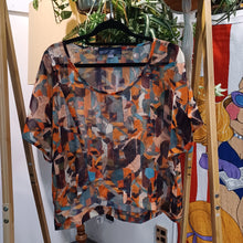 Load image into Gallery viewer, Chocolat Sheer Top - Size 10
