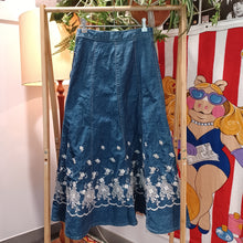 Load image into Gallery viewer, Denim Maxi Skirt - Size 26
