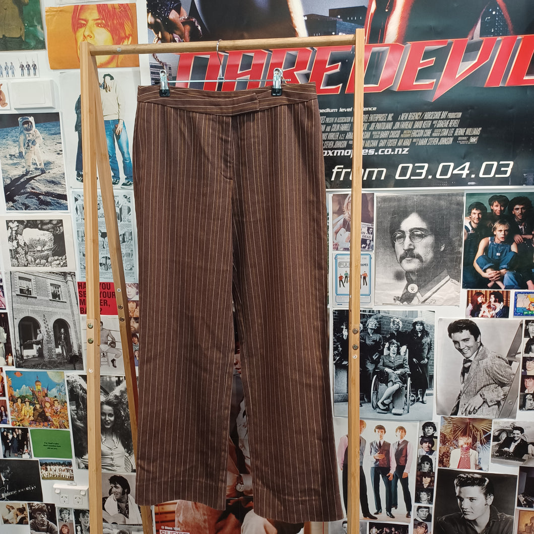 Pinstripe Trousers- Size 12
