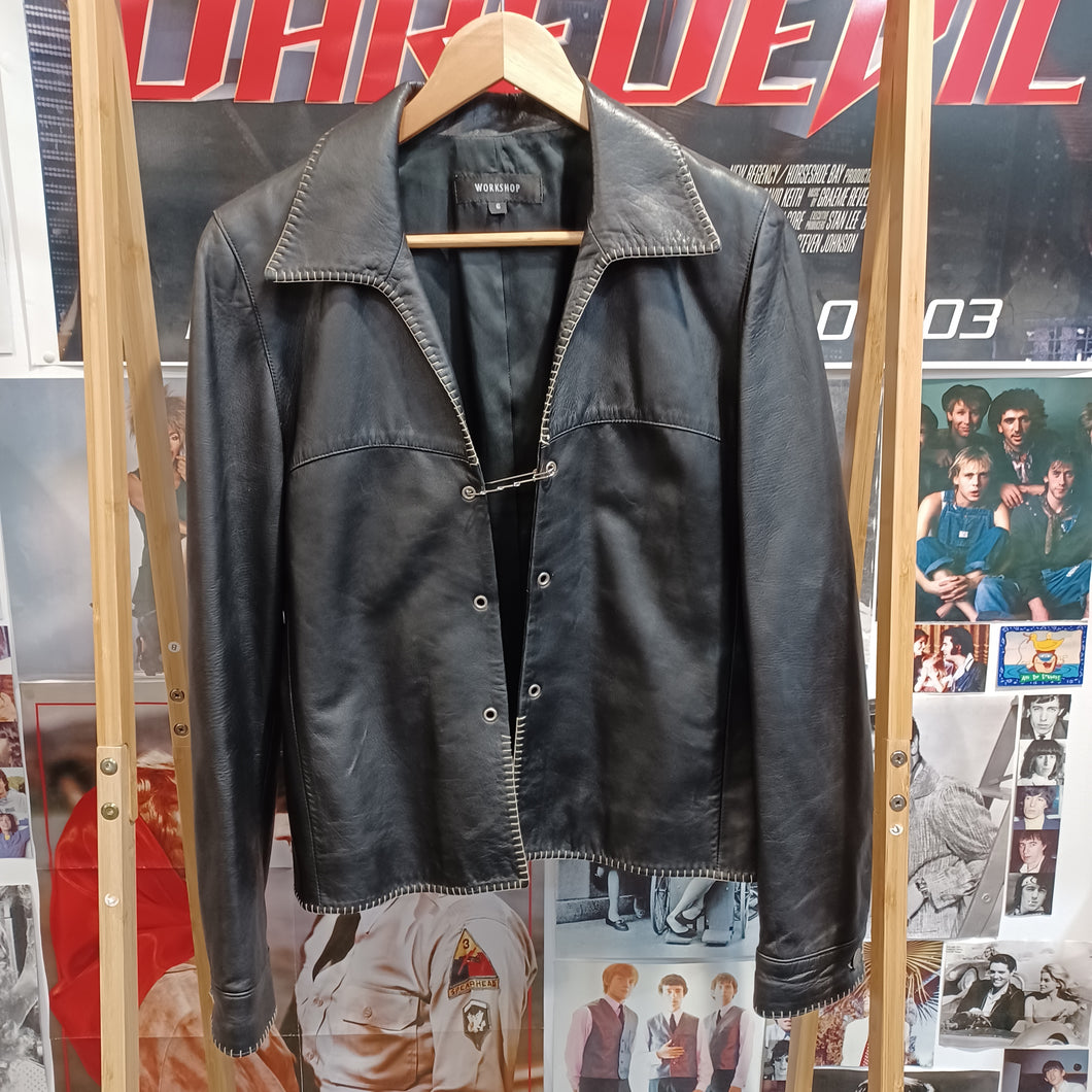 Leather Jacket - Size 6