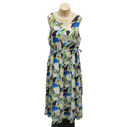 Patterned Maxi Dress - Size L