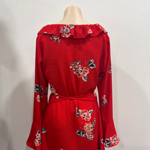 Ruby Flower Dress - Size 12