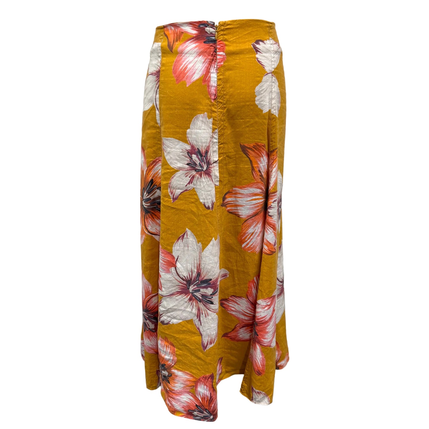 Linen & Silk Skirt - Size 16