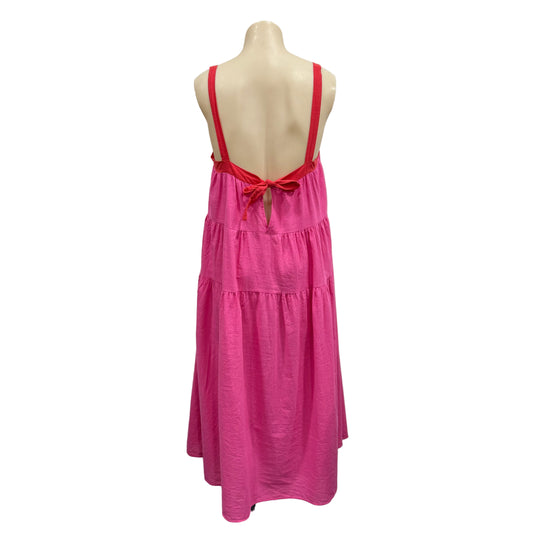 Pink Cotton Dress - Size XL