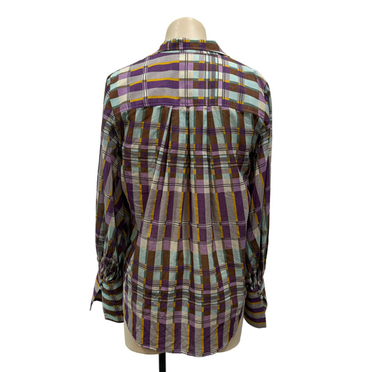 Grid Blouse - Size 8